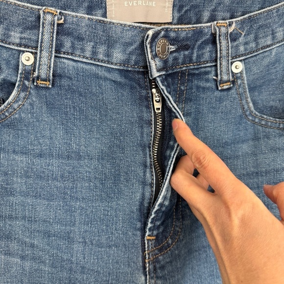 Everlane Mid Rise Straight Leg Jean Denim 29 - Picture 4 of 6